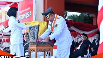 Pemkab Sumenep Menggelar Upacara HUT Kemerdekaan RI Ke-78