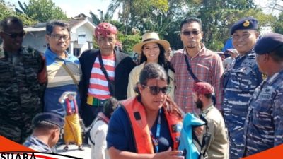 TNI AL Dan AD Ikut Menyambut Kedatangan Wisman Ke Sumenep 