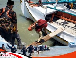 Butuh Perhatian Pemerintah Kondisi Menyebrangi Pulau Gili Raje