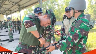 Kapten Mar Ali Sumanggar Pimpin Prajurit TNI AL Lanal Batuporon