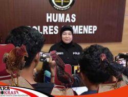 Resmob Polres Sumenep Amankan 4 Orang Judi Sabung Ayam
