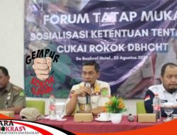 Berantas Rokok Ilegal Satpol-PP Sumenep Terus Melakukan Sosialisasi