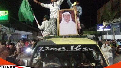 Peringati HSN Ponpes Nurul Hidayah Temoran Gelar Kirab