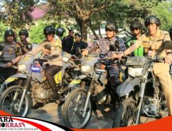 Danlanal Batuporon Bersama Forkopimda Melakukan Peninjauan TPS