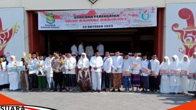 Bupati Achmad Fauzi Mengajak Para Santri Membangun Sumenep