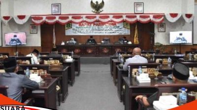 Rapat Paripurna Pembentukan Pansus Rancangan Perda 2023