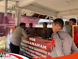 Polres Sumenep Melakukan Pengamanan Kedatangan Logistik Pemilu 2024