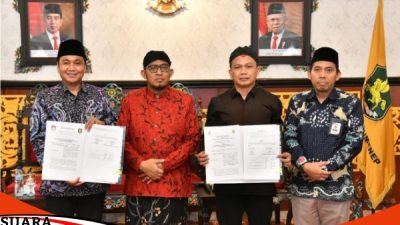 Bupati Sumenep Menandatangani MOU Dana Hibah Rp 94 Milyar