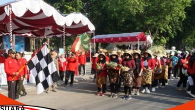 Pemkab Sumenep Memperingati HKN 2023 Dengan Giat JJS Dan Senam Bersama