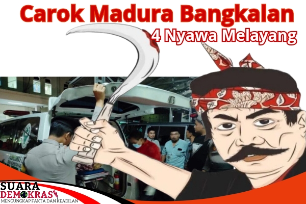 Carok Madura Bangkalan Menghilangkan 4 Nyawa