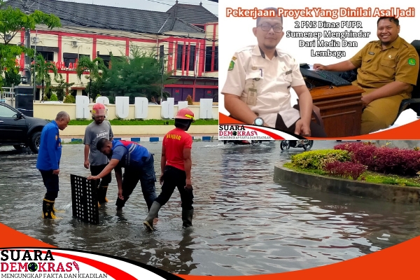 Kerja Nyata Damkar Sumenep Tidak Seperti 2 Oknum ASN Dinas PUPR 