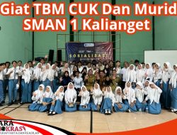 Antusias SMAN 1 Kalianget Dengan TBM CUK Giat Sosialisasi Hukum
