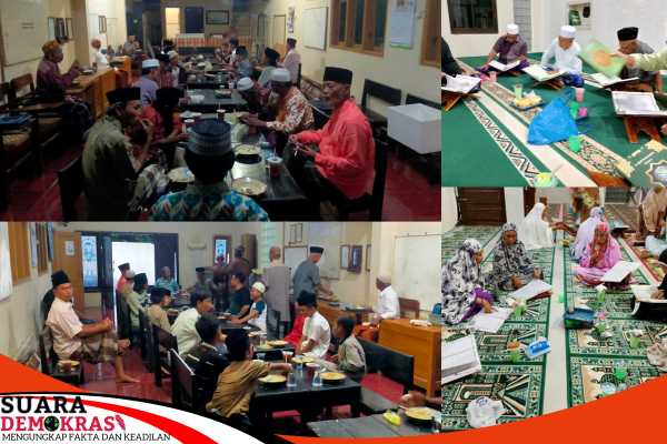 MP3.S Bagikan Takjil Es Kelapa Kepada Jamaah Masjid Babussalam