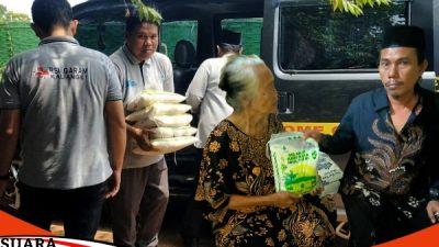 Redaksi Suara Demokrasi Menyalurkan Zakat RSI Kalianget Dan Dinsos Sumenep