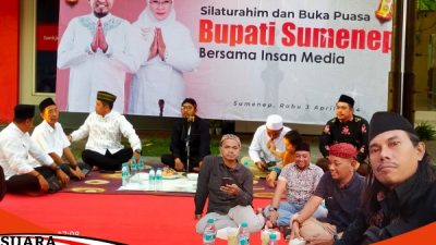 Bupati Sumenep Mempererat Hubungan Dengan Wartawan Melalui Bukber