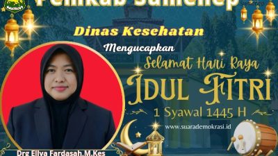 Kadinkes Sumenep: Selamat Idul Fitri 2024/ 1445 H "Mohon Maaf Lahir Batin"