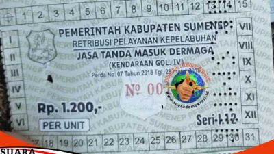 Oknum Petugas Perhubungan Pelabuhan Kangean Diduga Lakukan Pungutan Liar Tiket Masuk