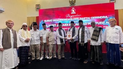 Aba Idi dan KH. Mahfudz Dapat Rekom Dari Partai Gerindra