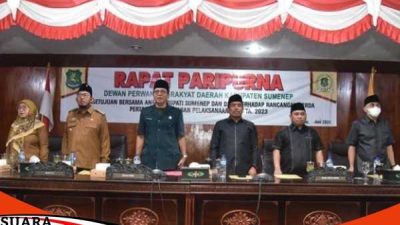 Rapat Penyampaian Laporan dan Persetujuan Raperda Pertanggungjawaban APBD 2023