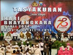 Polres Sumenep Gelar Tasyakuran Bersama Gus Miftah Dalam Rangka HUT Bhayangkara ke-78