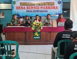 Pemerintahan Desa Kertasada Gelar Sosialisasi Pembentukan Desa Bersih Narkoba