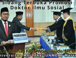 Bupati Sumenep Raih Gelar Doktor Ilmu Sosial Di Universitas Malang