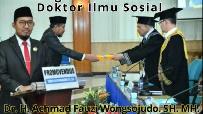 Bupati Sumenep Raih Gelar Doktor Ilmu Sosial Di Universitas Malang