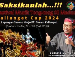 Saksikan Dan Ramaikan! Festival Musik Tong-tong SE Madura Kalianget Cup 2024