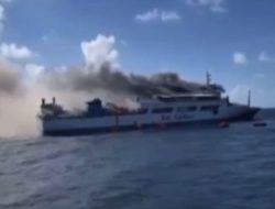 KM Niki Sejahtera Terbakar Dalam Pelayaran Surabaya Ke Banjarmasin