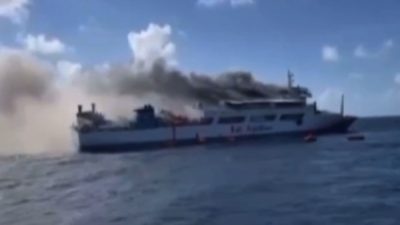 KM Niki Sejahtera Terbakar Dalam Pelayaran Surabaya Ke Banjarmasin