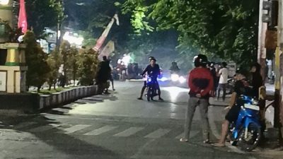 Jalan Raya Diponegoro Sumenep Jadi Tempat Trek-Trekan Anak Muda