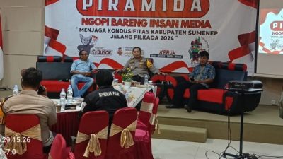 Polres Sumenep Gelar PIRAMIDA Bersama Insan Media, Jaga Kondusifitas Pilkada 2024