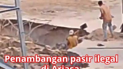 Tambang Pasir Ilegal di Wisata Pasir Putih Arjasa Merusak Ekosistem