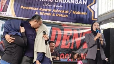 Peresmian Kantor Advokat A. Efendi & Rekan Menuai Tangis