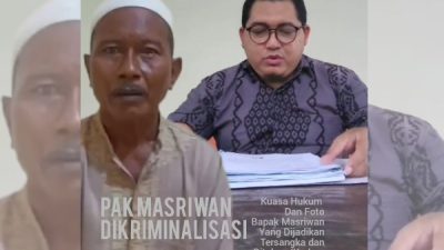 Masriwan Kasus Cekcok Mulut Ditahan, Diduga Penuh Rekayasa