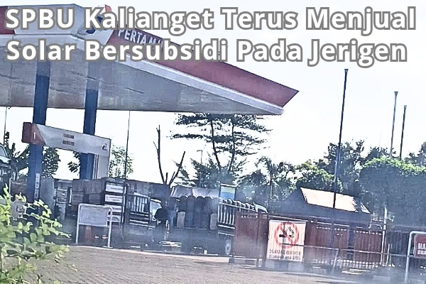 SPBU Kalianget Terus Jual Solar Subsidi Pada Jerigen