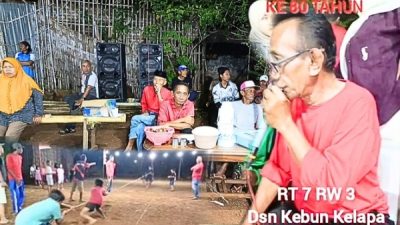 Semarak HUT RI ke-80: RT 7 RW 3 Dusun Kebun Kelapa Gelar Perlombaan Agustusan