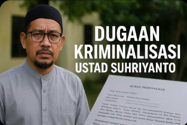Dugaan Kriminalisasi Ustad Suhriyanto, Kepolisian Disorot Publik
