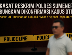Kasat Reskrim Polres Sumenep Bungkam Dikonfirmasi Perkembangan Kasus OTT