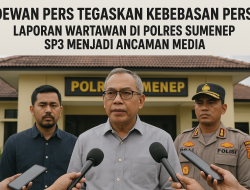 Dewan Pers Tegaskan Kebebasan Pers, Laporan Wartawan di SP3 Menjadi Ancaman