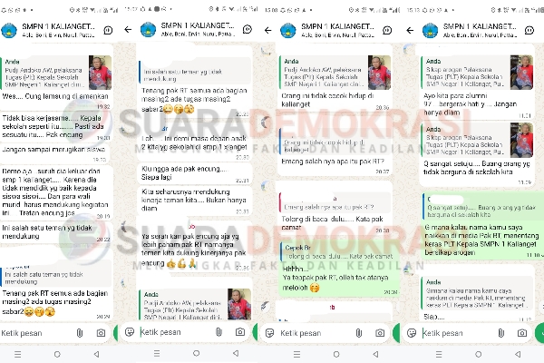 Alumni Murid ’97 Desak PLT Kepala SMPN 1 Kalianget Dipecat