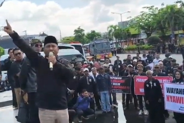 Aksi PSHT Tegaskan Legalitas Di Ruang Demokrasi