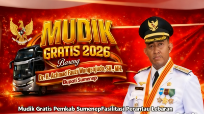 Mudik Gratis Pemkab Sumenep Fasilitasi Perantau Lebaran