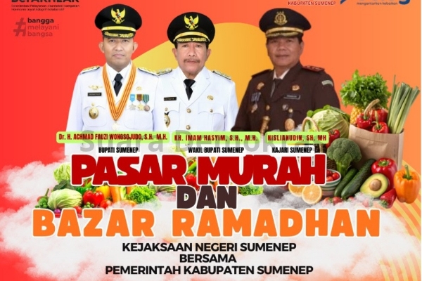 Pemkab Sumenep Bersama Kejari Gelar Pasar Murah