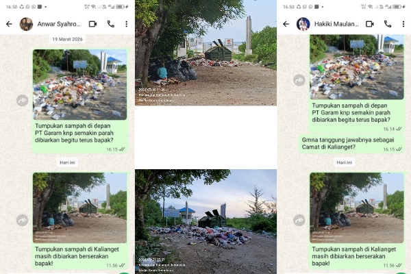 Pejabat Bungkam, Sampah di Kalianget Kian Mengkhawatirkan