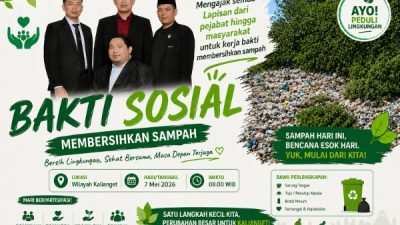 Mengajak Semua Elemen Gerakan Bakti Sosial Bersihkan Sampah