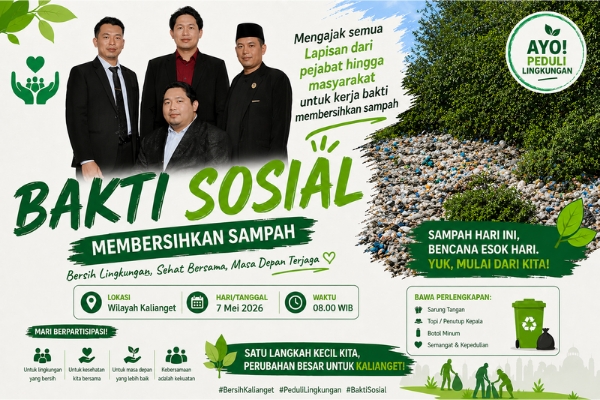 Mengajak Semua Elemen Gerakan Bakti Sosial Bersihkan Sampah