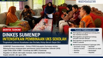 DKP2KB Sumenep Intensifkan Pembinaan UKS Sekolah