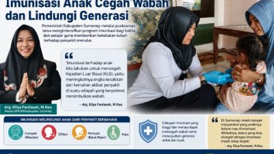 DKP2KB Sumenep Berikan Imunisasi Anak Cegah Wabah dan Lindungi Generasi