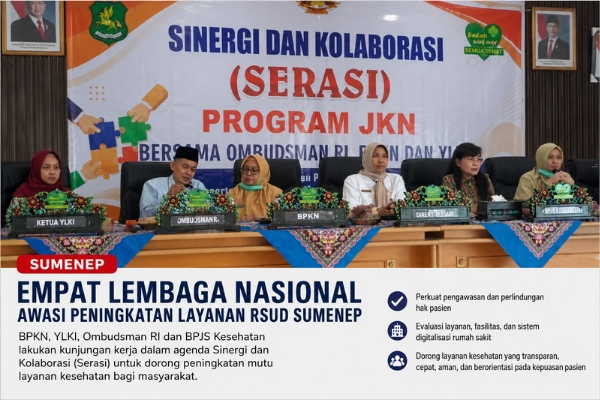 Kolaborasi RSUD Sumenep Dengan 4 Lembaga Nasional